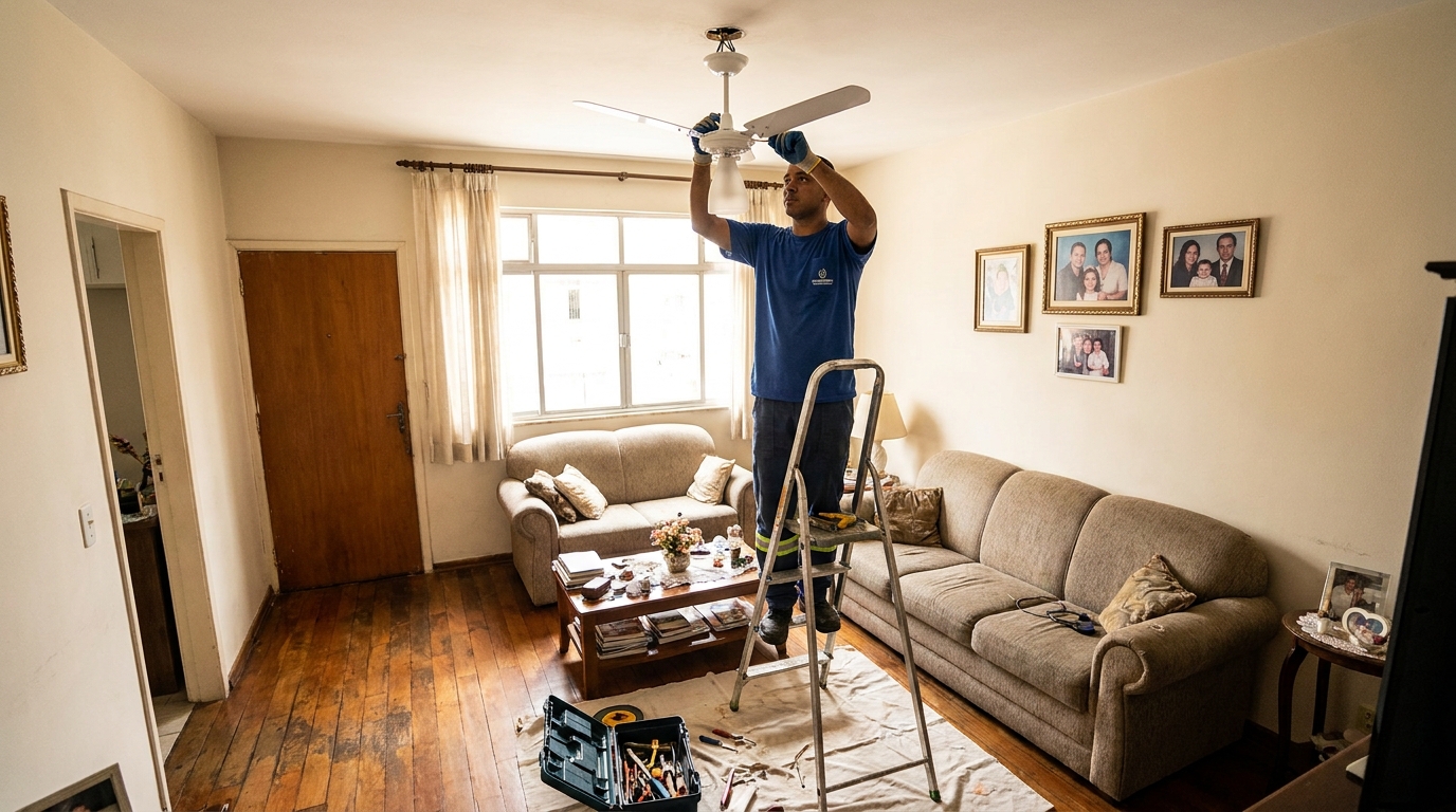 Substituição de Ventilador em Montes Claros‑MG