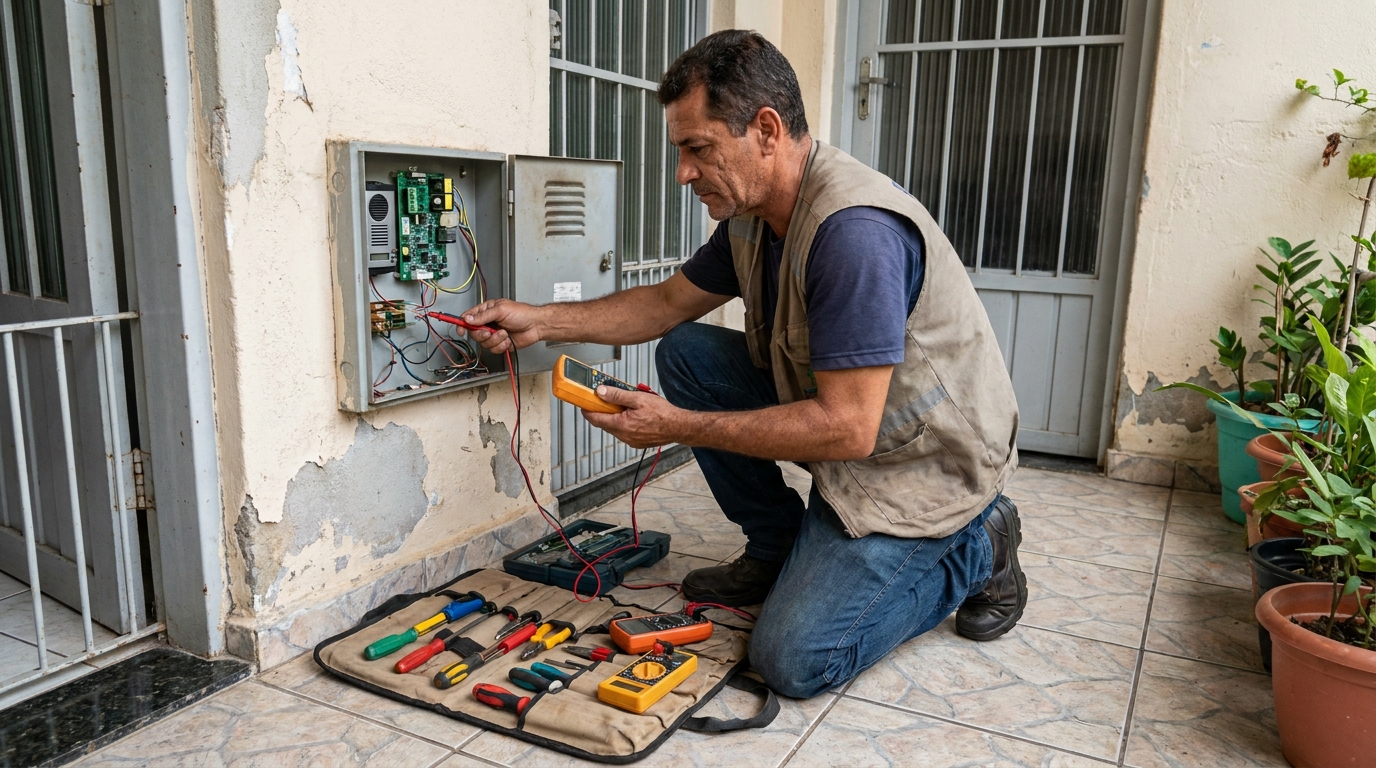 Troca de Fiação de Interfone em Montes Claros‑MG